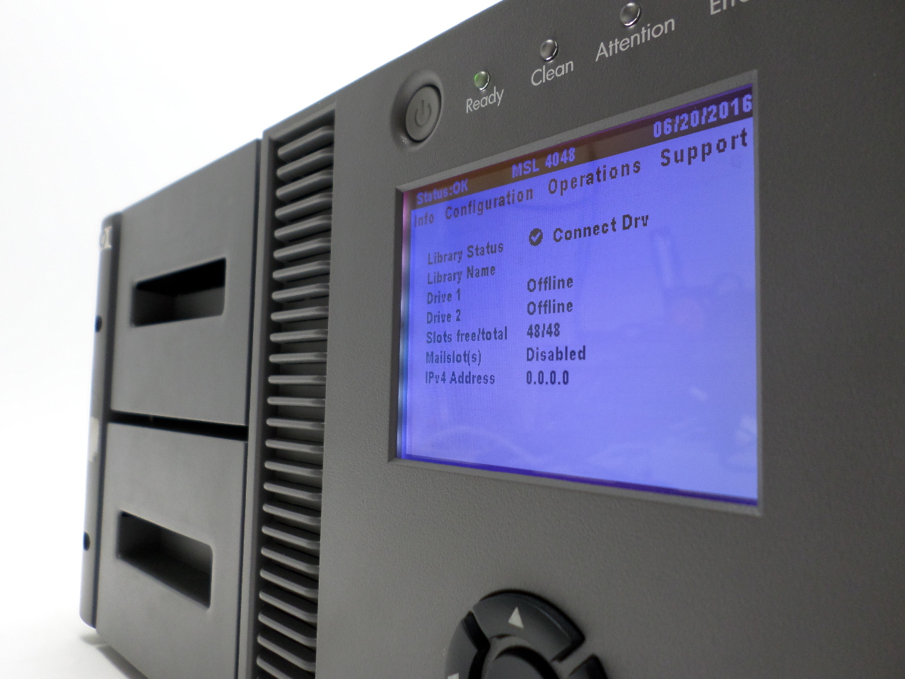 USED HP MSL4048 Storageworks Tape Library Ultrium Drive Dual Lto4 960