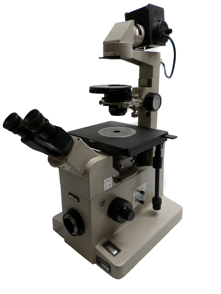 Nikon Diaphot Inverted Tissue Culture Microscope with Light Source
