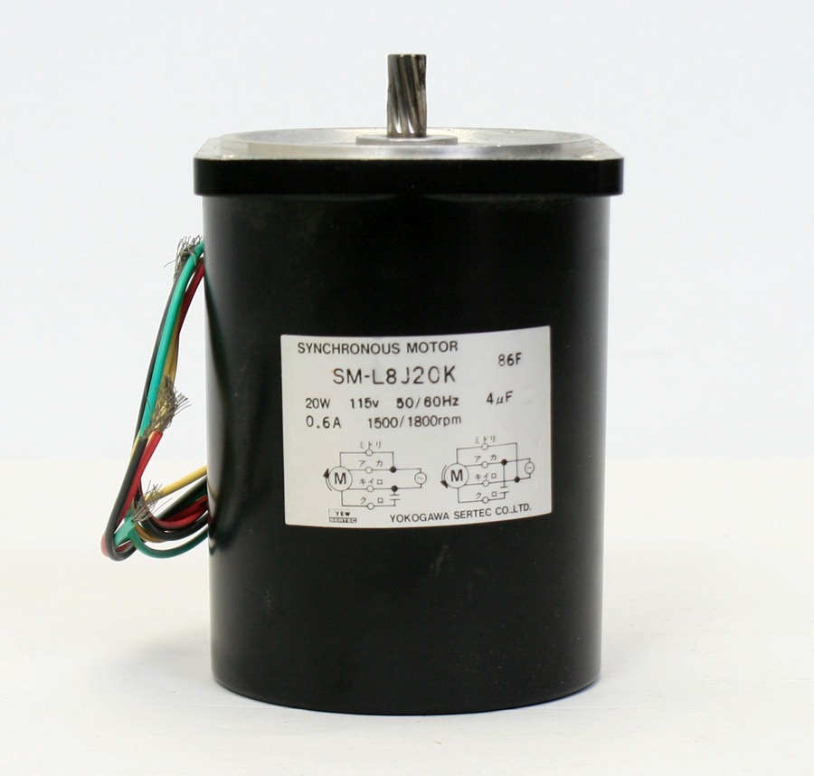 Yokogawa Sertec Synchronous Gear Motor SML8 J20K