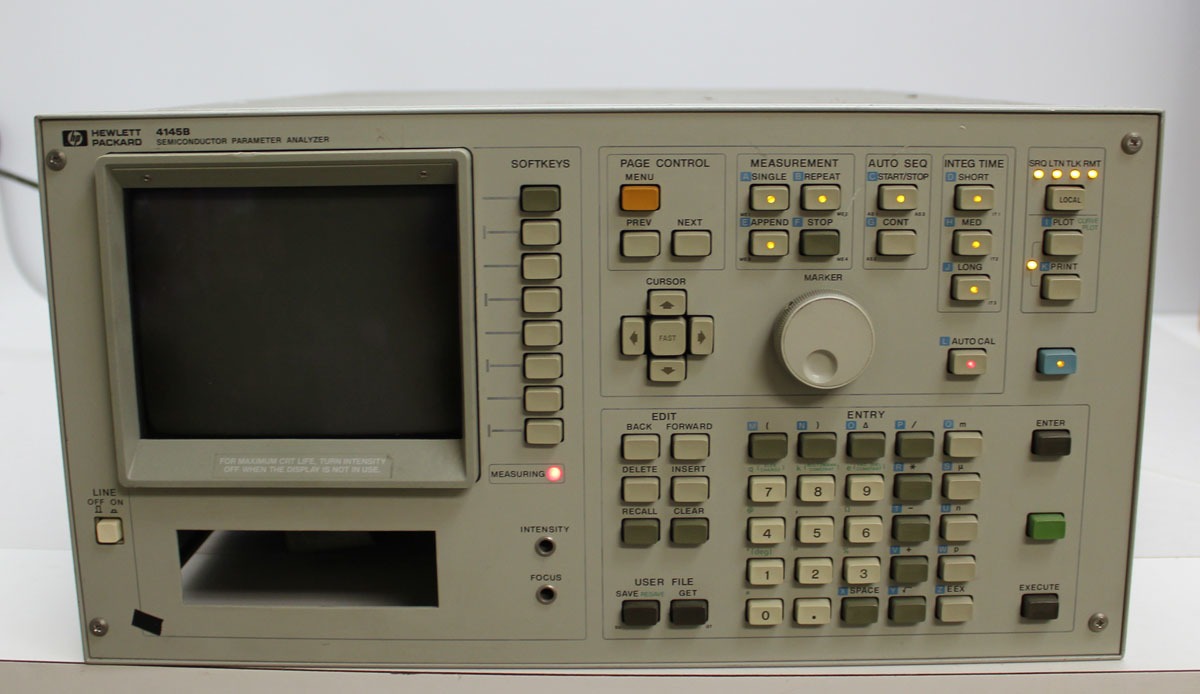 HP Agilent 4145B Semiconductor Parameter Analyzer SocoTek LLC Galleries