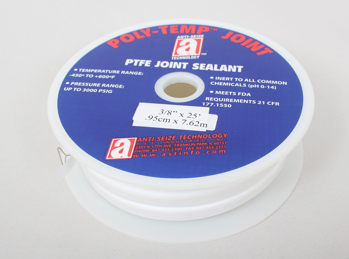 PolyTemp PTFE Joint Sealant 3/8"x25' 28010 SocoTek LLC