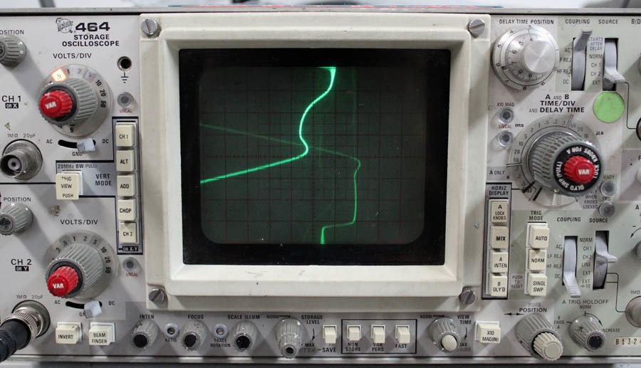 Tektronix 464 2Channel 100MHz Analog Storage Oscilloscope SocoTek LLC