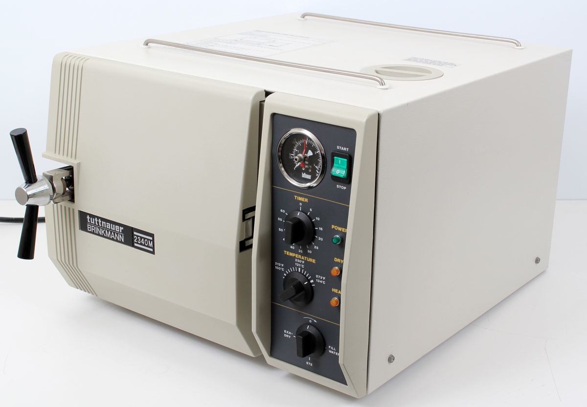 Tuttnauer 2340M Manual Autoclave Esterilizador dental de laboratorio