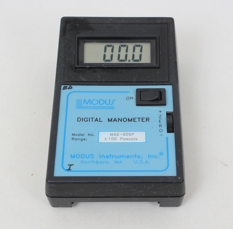 Modus DIgital Manometer Range + 100 Pascals MA2005P SocoTek LLC