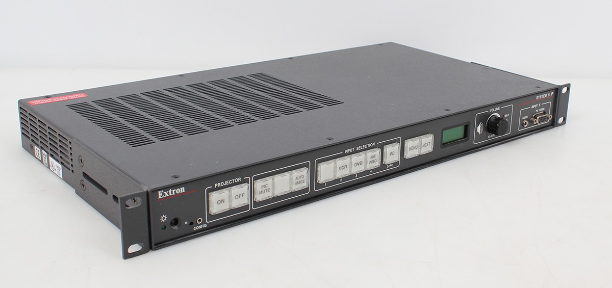 Extron System 5 IP SA FPC 8M Audio/Video Switcher w/ Front Panel Control & Amp ST0035976