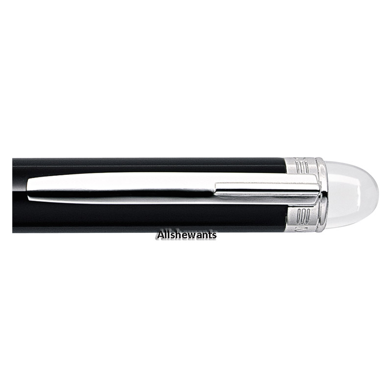 new genuine montblanc starwalker platinum resin black new genuine montblanc starwalker platinum resin black