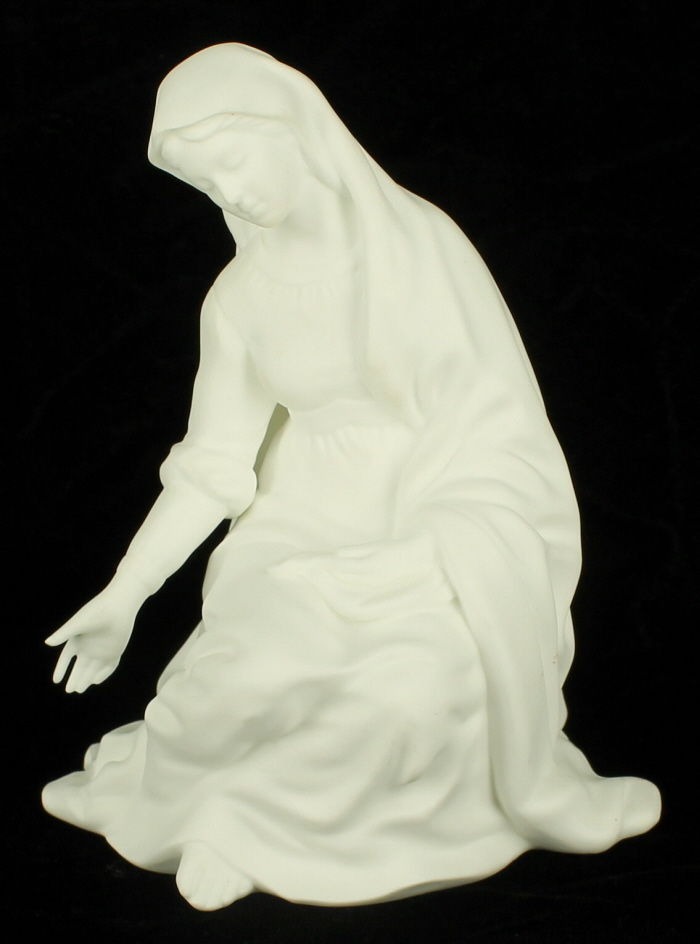 Vintage Lenox The Nativity Mary White Porcelain Bisque Holy Family