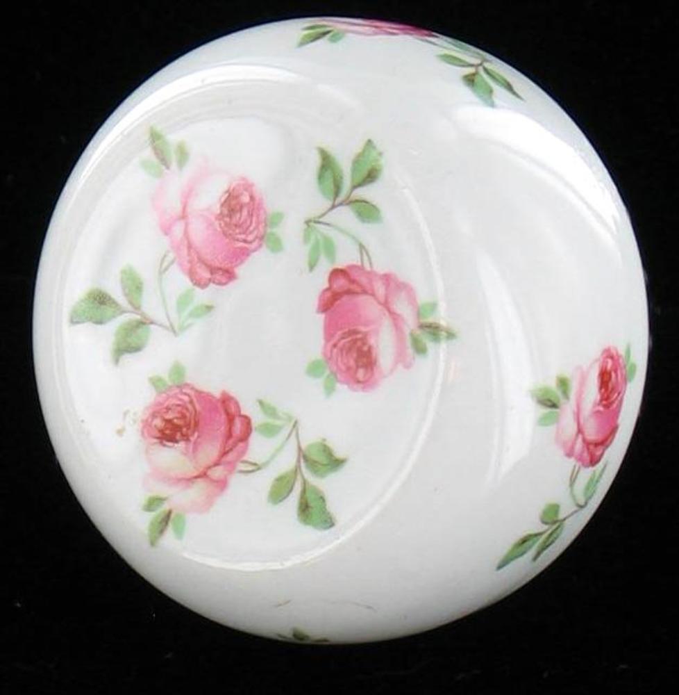 ANTIQUE PORCELAIN DOOR KNOB & SWITCH PLATE MATCHING SET LOVELY WHITE FLORAL ROSE eBay