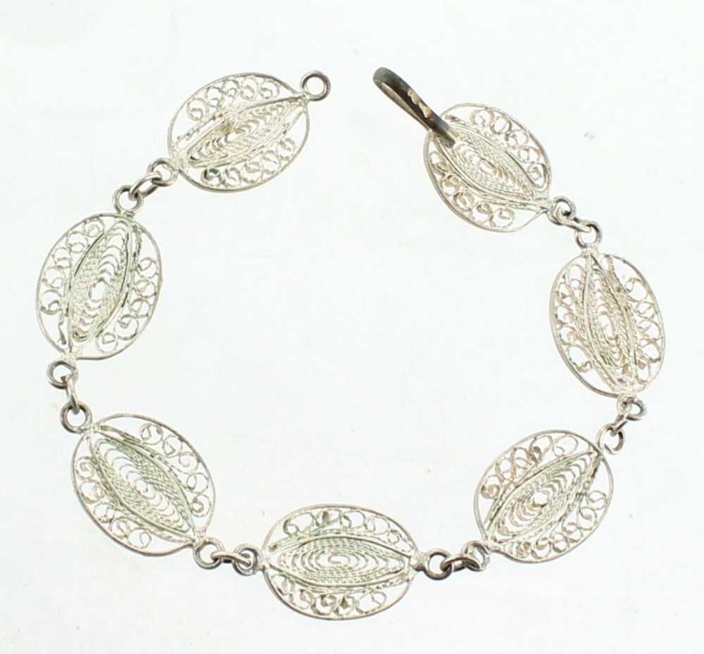 vintage filigree necklace pegging domination