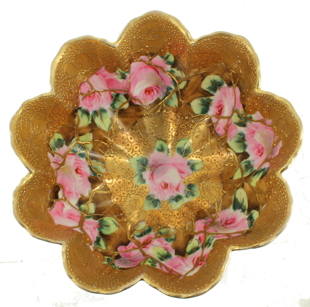 Antique Nippon Hand Painted Bowl Antique Nippon Hand Painted Bowl
