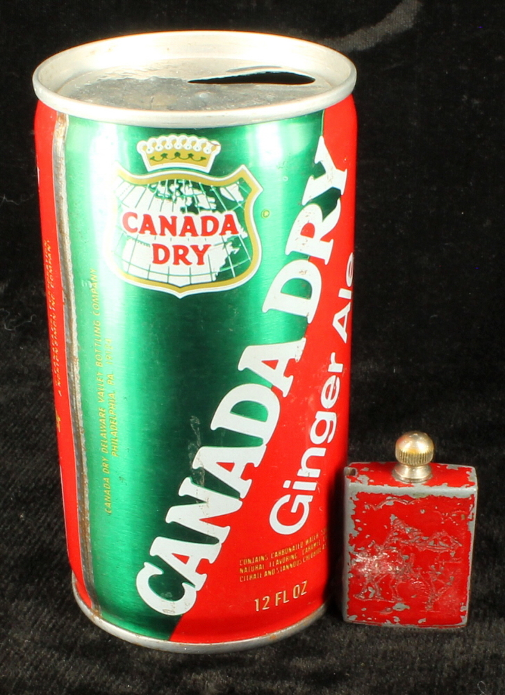 Vintage The Match King Flint Strike Lighter Red Metal Polo Player