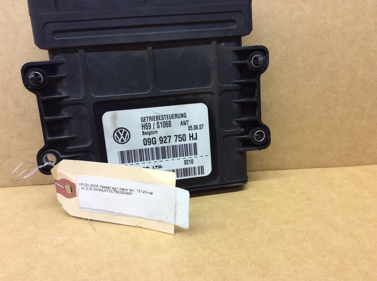 2008 Volkswagen Passat 2.0L Transmission Control Module TCU TCM