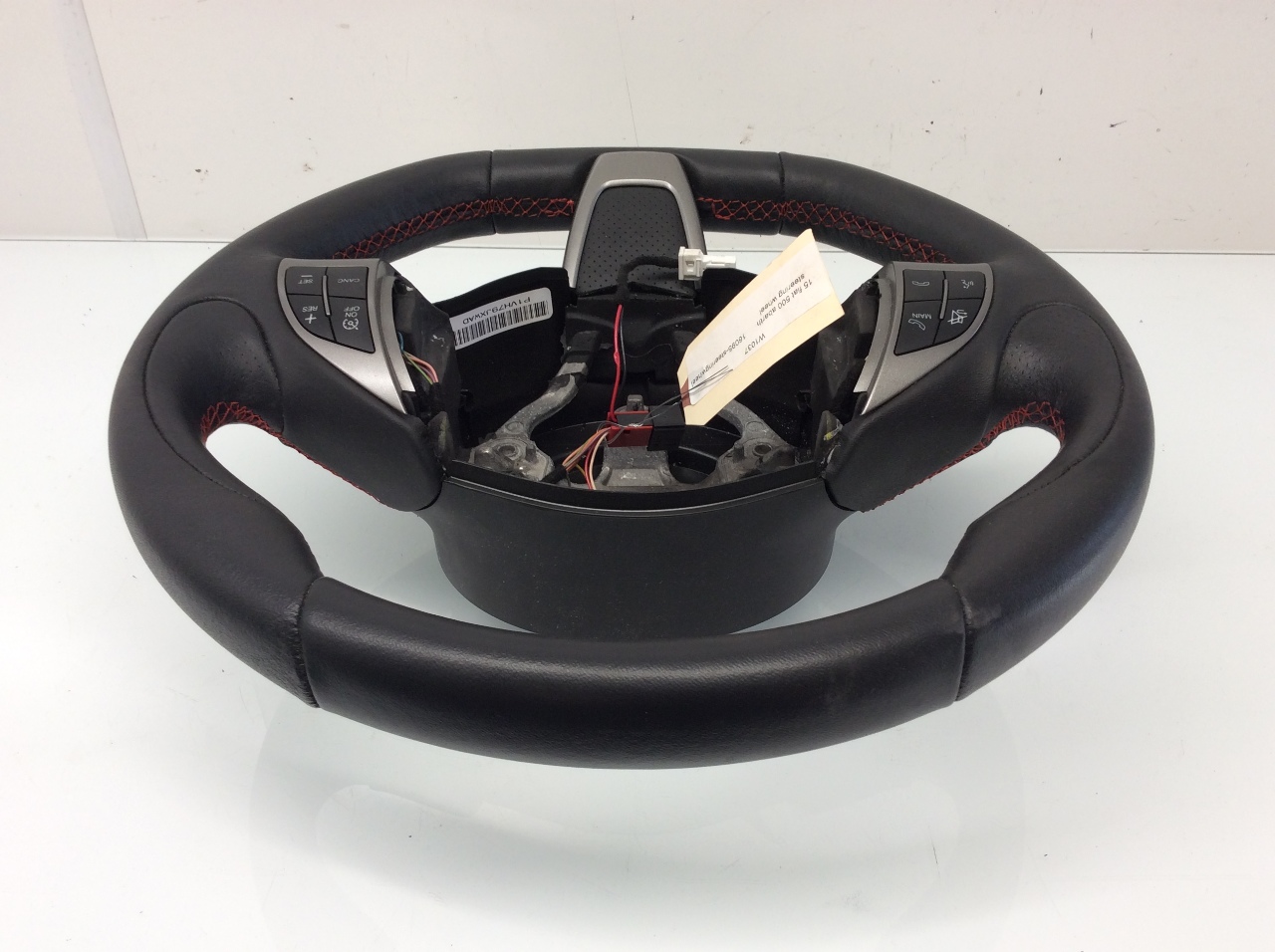 2015 Fiat 500 Abarth Black Leather Steering Wheel eBay
