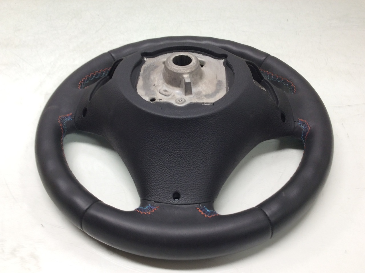 2008 2013 BMW M3 Leather DCT Steering Wheel Blue & Red Stitching 32342283738
