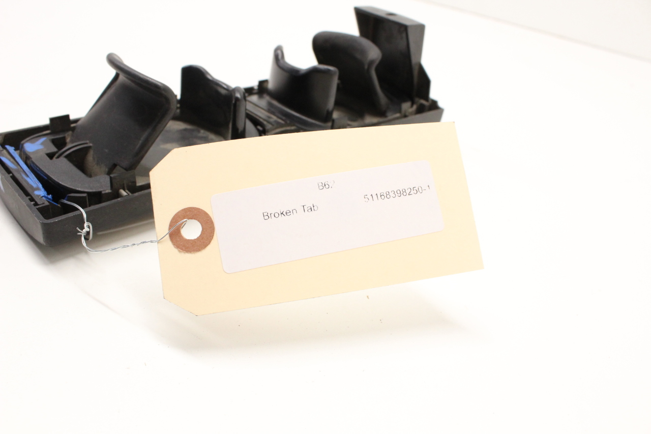 1996 1997 1998 1999 BMW Z3 Center Console Cup Holder 51168398250 Broken