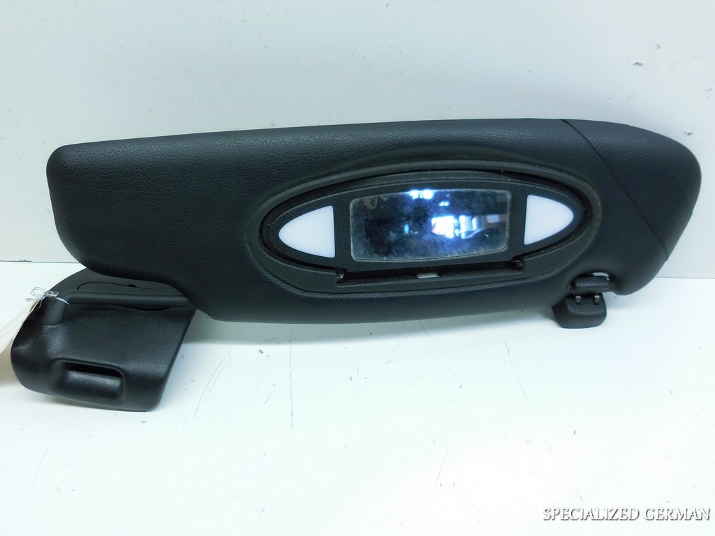 02 03 04 Porsche 911 996 convertible right sun visor black broken cover