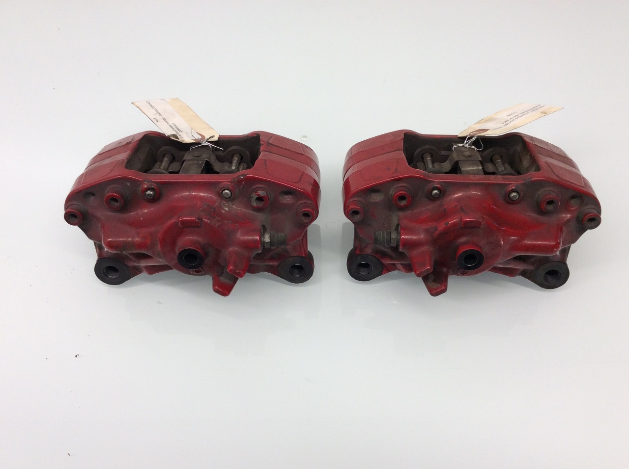 2011 Mitsubishi Lancer Evolution MR brake caliper set front rear rotors