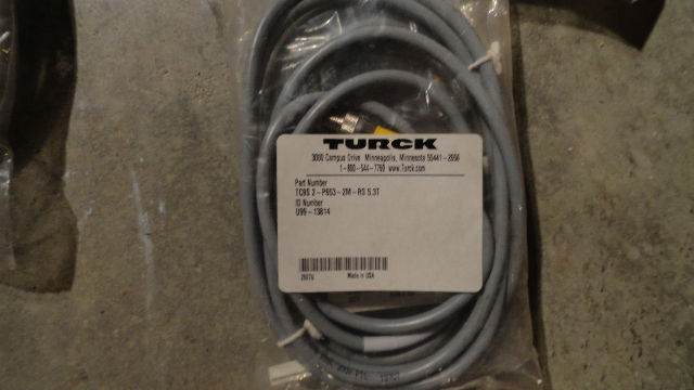 Turck Cable with Connector TC9S 2-P653-2M-RS 5.3T New In Bag
