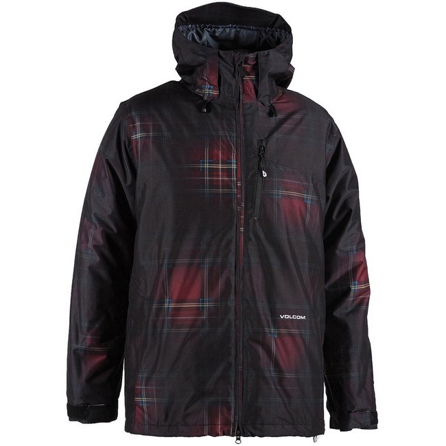 Snowboard Ski 2014 Shadow Insulated Jacket Mens LG Plaid New w