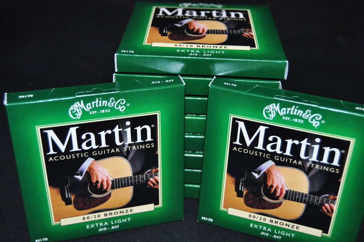 MARTIN M170 EXTRA LIGHT 80/20 (10PACK) BRONZE ACOUSTIC GUITAR STRINGS StreetSoundsNYC