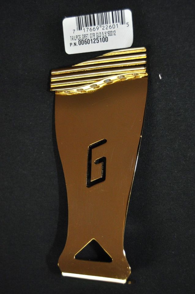 GRETSCH TAILPIECE GOLD ''G'' CUTOUT FOR HOLLOW BODY GUITAR