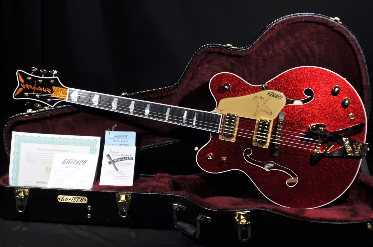 GRETSCH PROFESSIONAL FALCON G6136DC RED SPARKLE TOP LIMITED EDITION