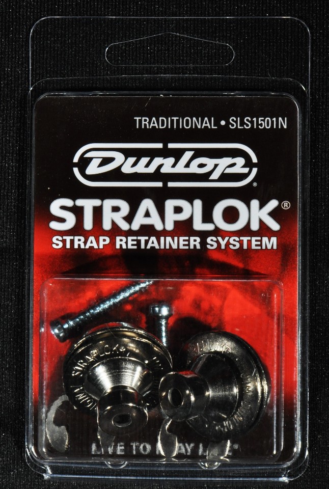 DUNLOP STRAPLOK TRADITIONAL SYSTEM SLS1501N NICKEL STRAPLOCKS