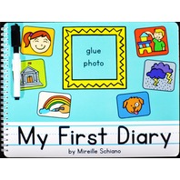 MY FIRST DIARY BOARD BOOK (WITH DRY-ERASE MARKER & ERASER) 3 PACK