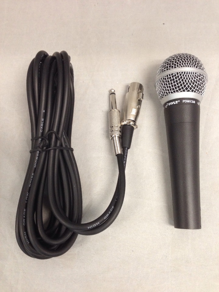 PylePro Pdmic58 Professional Moving Coil Dynamic Handheld Microphone