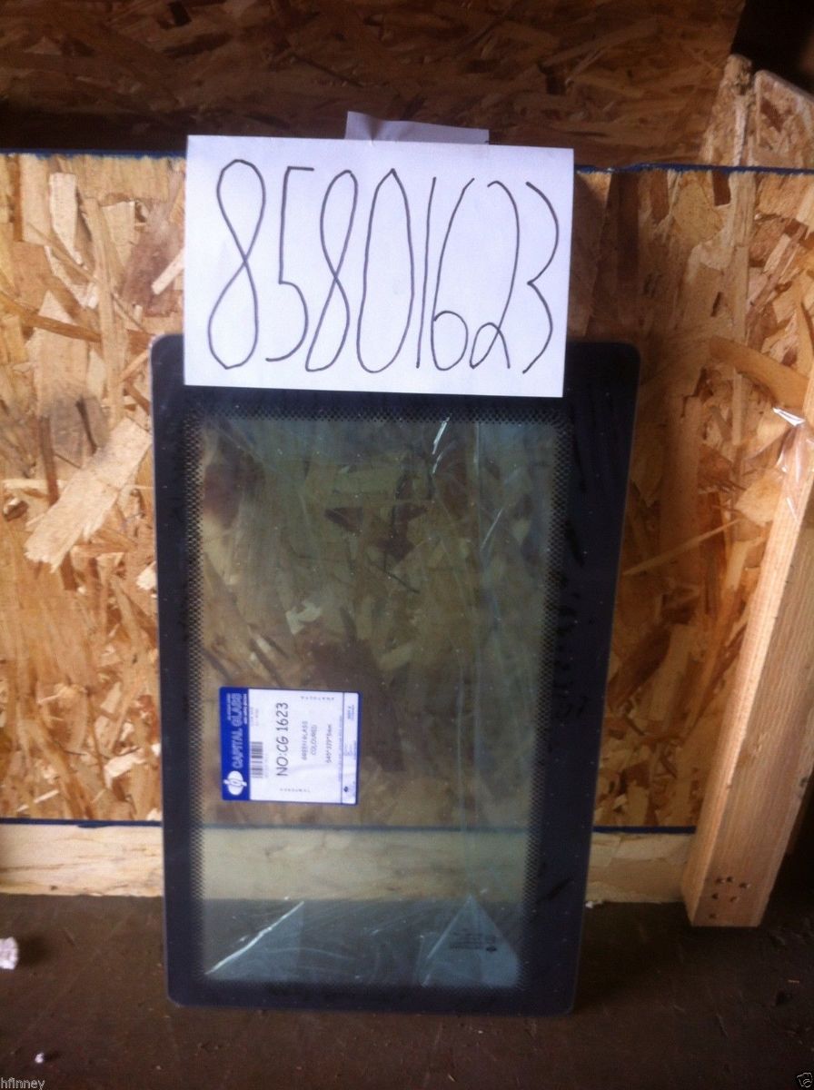 FORD 555E 575E 655E 675E BACKHOE GLASS WINDOW DOOR FRONT LOWER LH