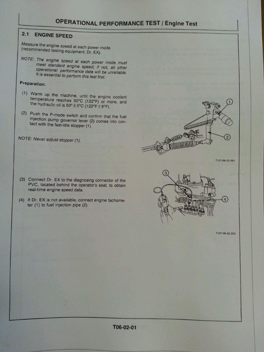 Hitachi Ex120 Excavator Service Manual