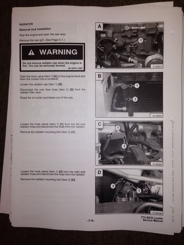 Bobcat 773 Service Repair Manual | Loader (Equipment ...