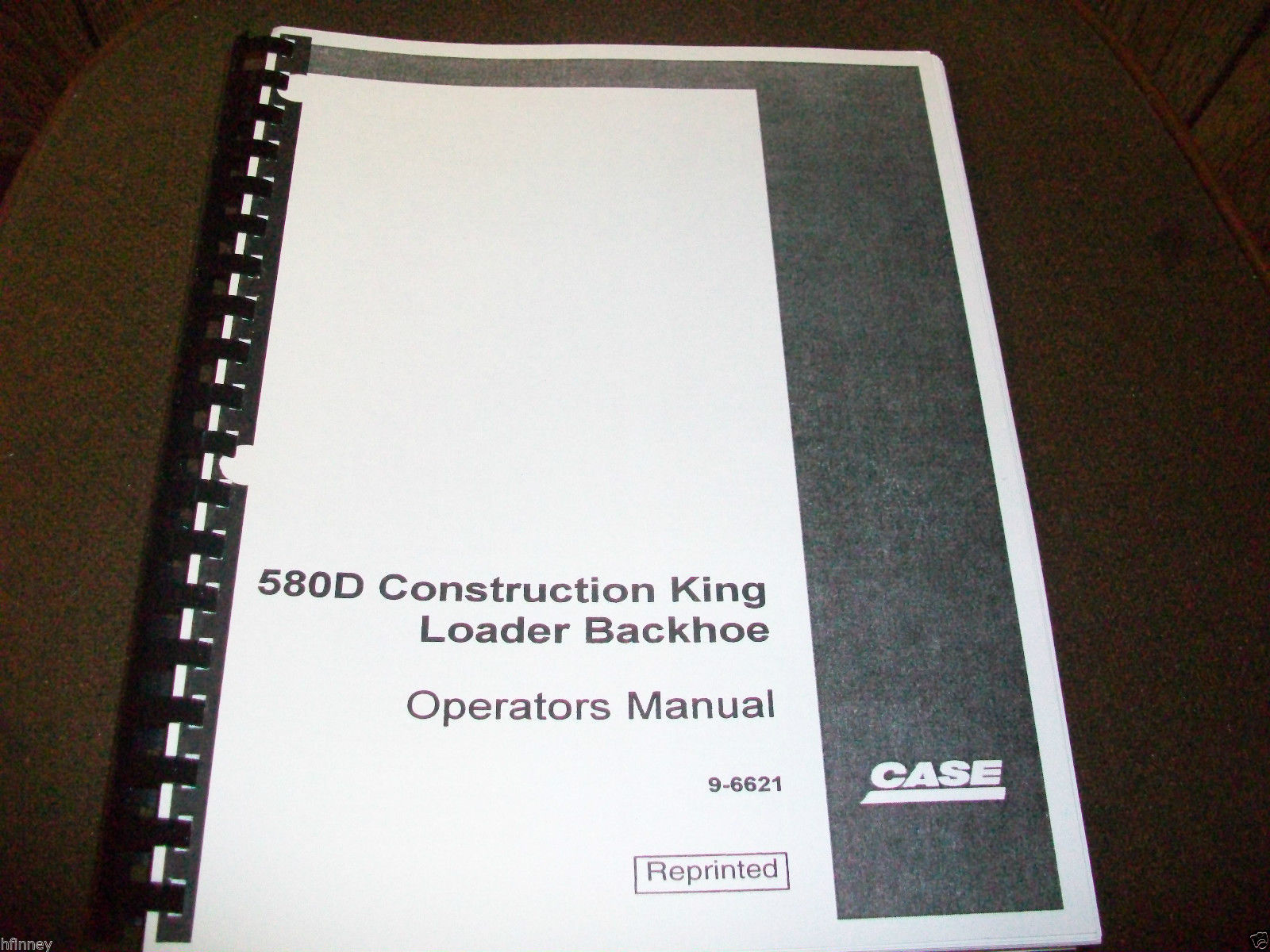 Case 580D 580 Super D Loader Backhoe Operators Manual Operation book 9