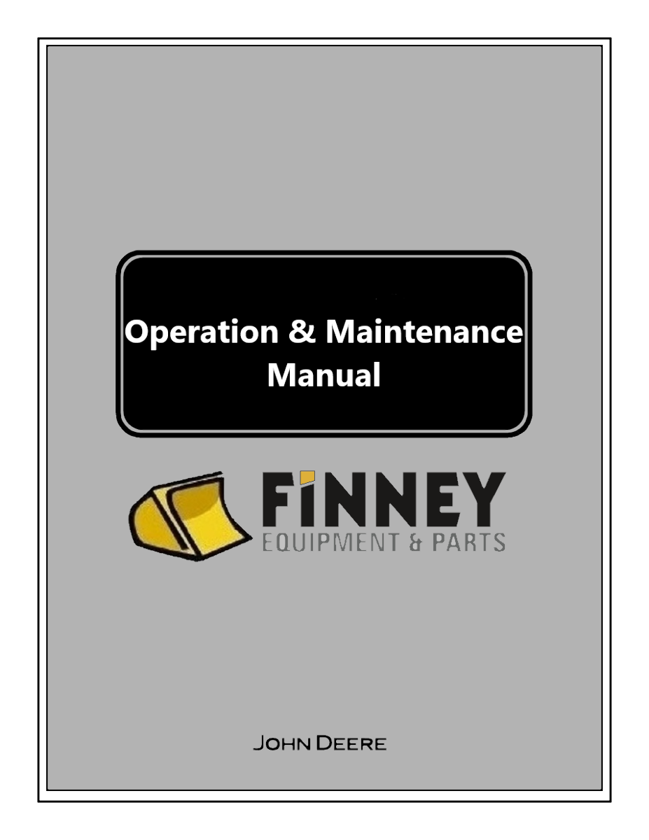 John Deere 310D Backhoe Operators Manual JD OMT151966 Book EARLY SN UP
