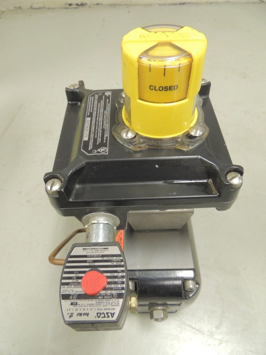 New Flowserve Automax Actuator Valve B100S10 FCW ACT/BUNA 150PSIG E9479NBYV70 Industrial