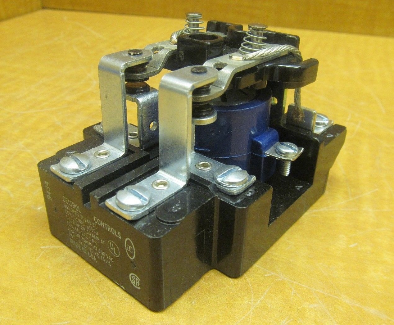 New Deltrol Controls Relay Control 20245 81 900 DPDT 12 VDC 2024581