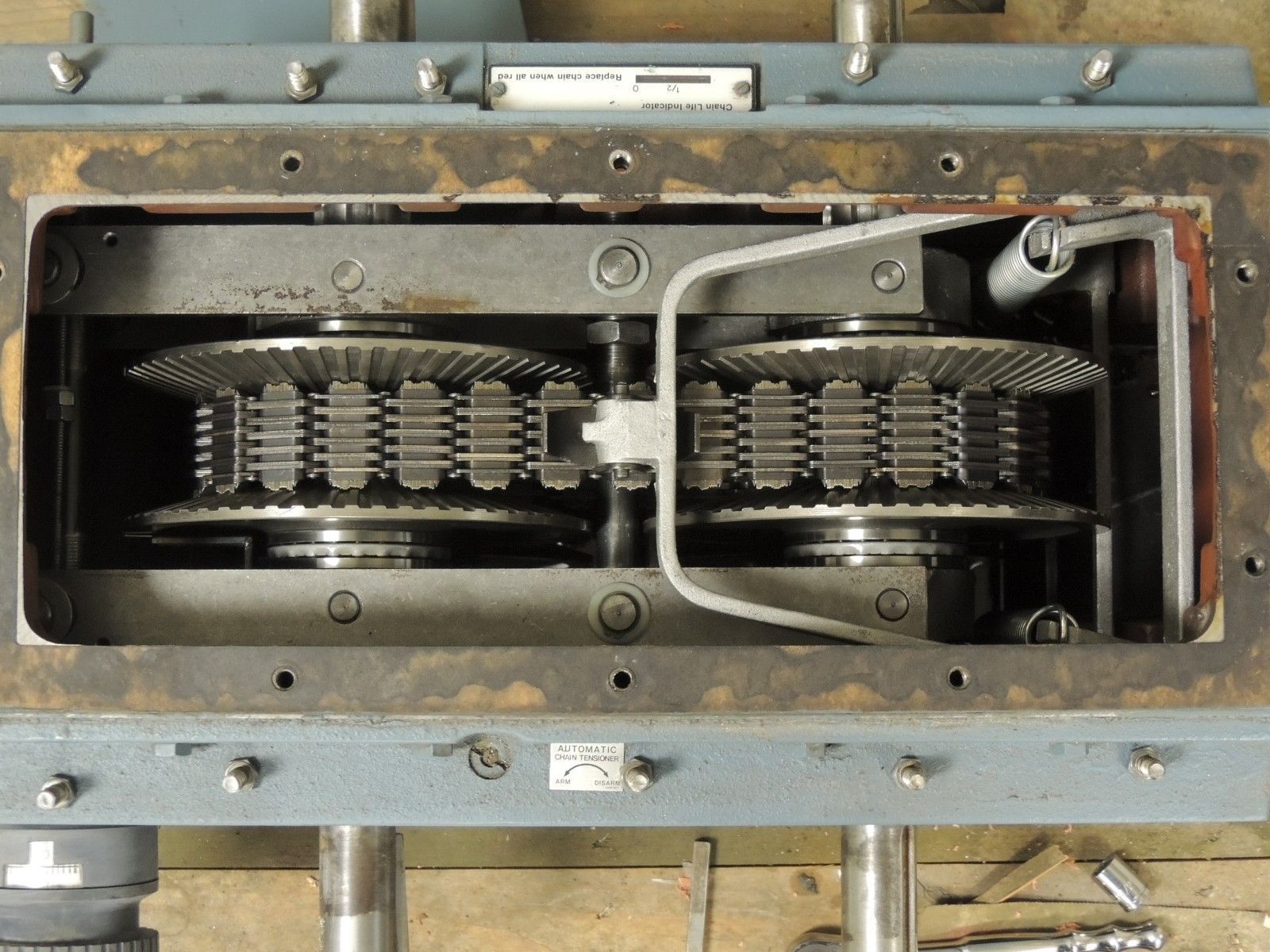 New Link Belt PIV Gear Box,M/N 410Z47BF 4.5HP, H30676, 61 Ratio eBay