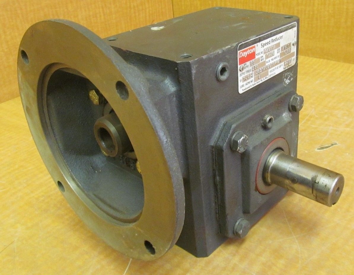 Used Dayton Gearbox Speed Reducer 42011A RPM Output 88 RPM Input 1750