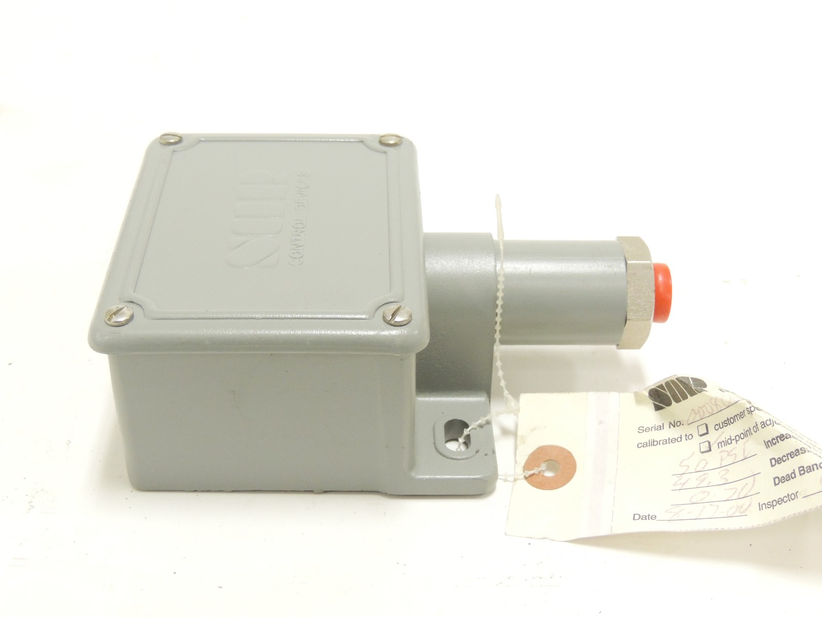 New SOR Pressure Switch 6NNK3N4F1A Adjustable Range 12100 psi