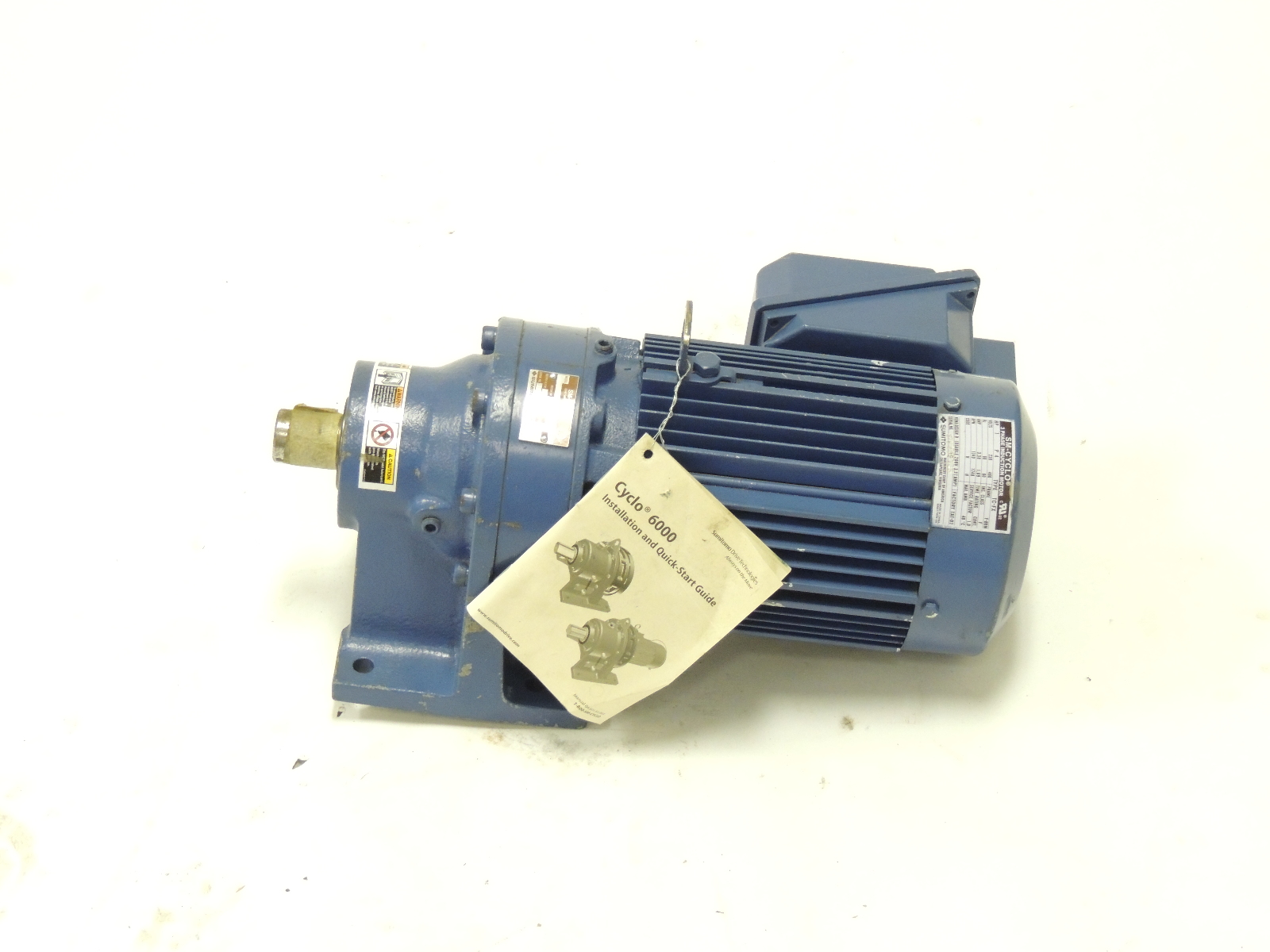 New Sumitomo SM Cyclo Gear Motor CNHM16100YC29 1 H.P, 291 Ratio