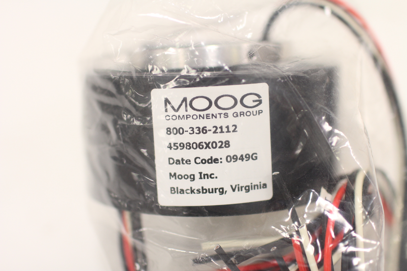 New Moog AC4598 Capsule Slip Ring 459806X028 Through Bore 250 RPM