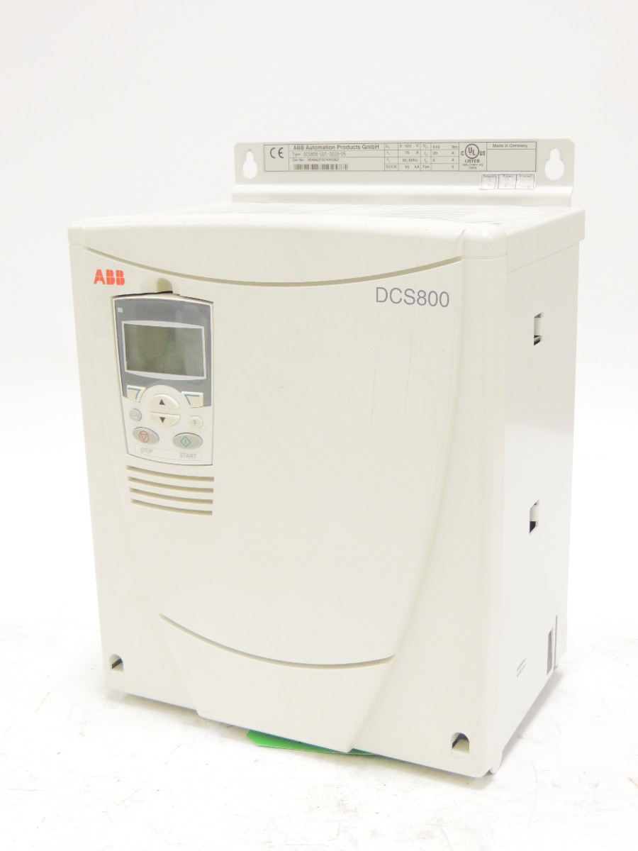 Used ABB DC Drive DCS800S01002005 5/10 HP, 240/500 Armature, 240/480
