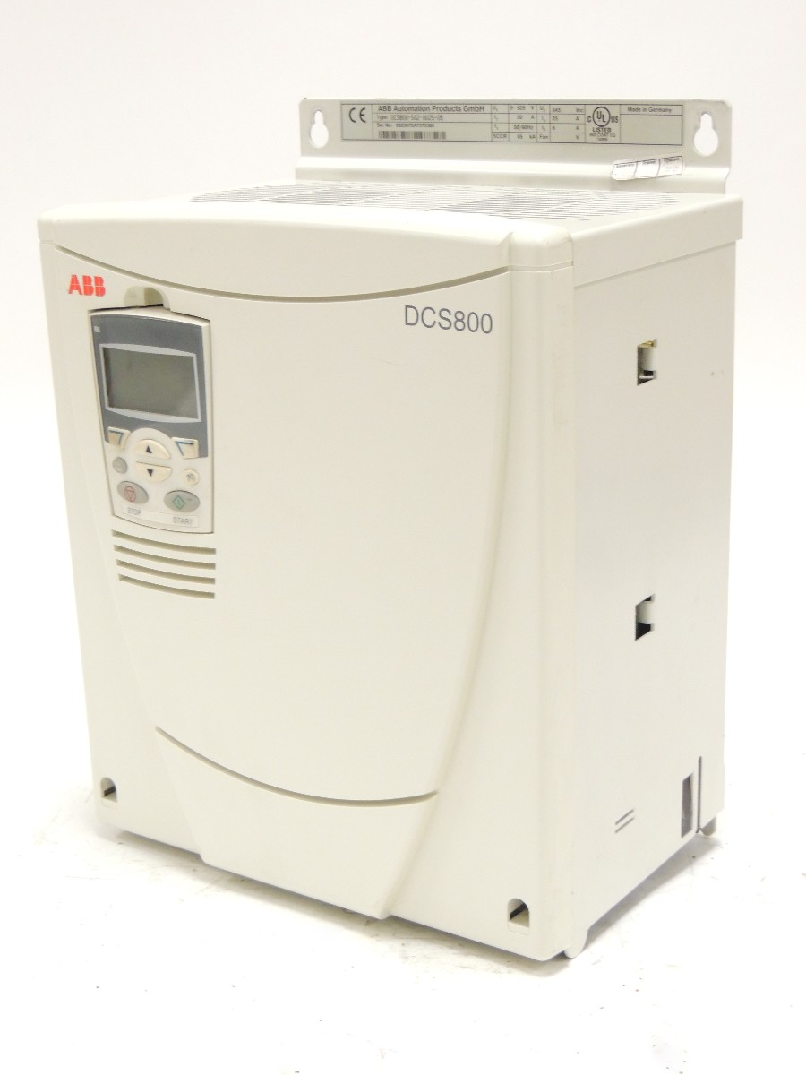 Rblt ABB DC Drive DCS800S02002505 5/10 HP, 240/500 Armature, 240/480