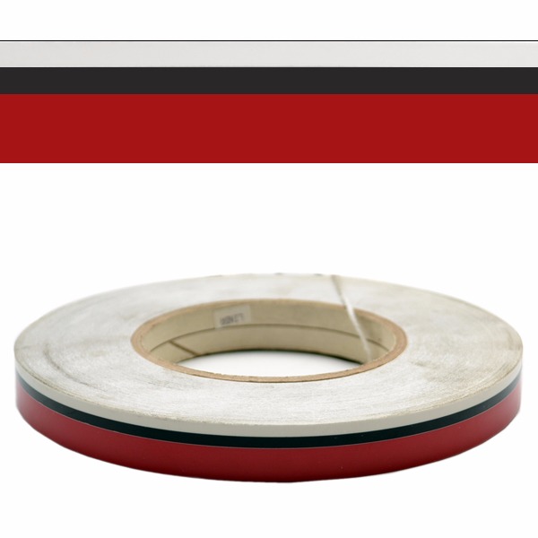 Custom Red / White / Black 5/8 Inch Boat Pinstripe Decal eBay