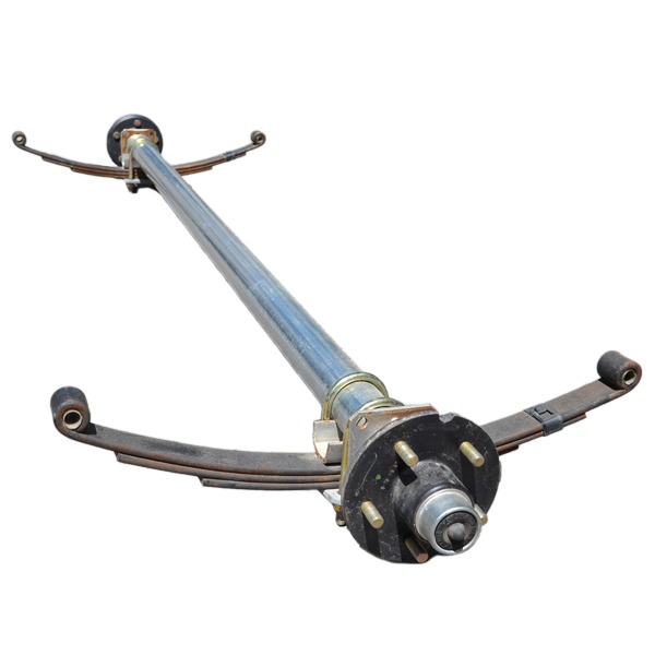 Custom 67 Inch 3 Leaf Spring Boat Trailer Axle w/ Hubs