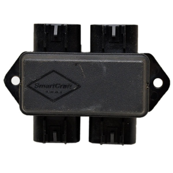 MERCURY SMARTCRAFT BLACK PLASTIC 4WAY MARINE BOAT JUNCTION BOX