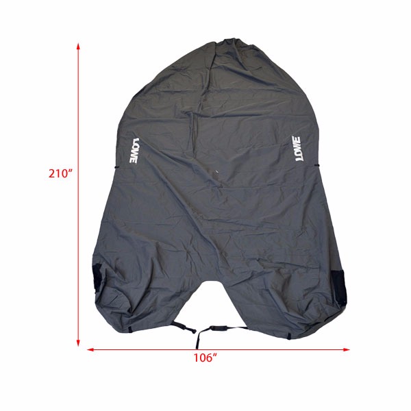 LOWE 200708 FM 175 DC W/ TM DOWCO 3109500 CHARCOAL RATCHET BOAT