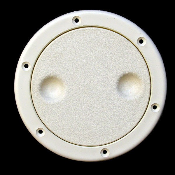 RABUD OFF WHITE 4 3/8 INCH PLASTIC BOAT TWIST N LOCK DECK / ACCESS