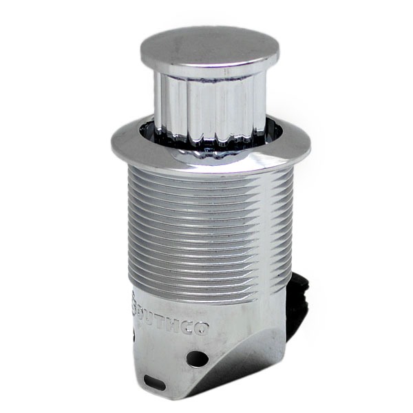 Southco Marine M12A121 Silver Plastic Boat Pushto Close Open Button