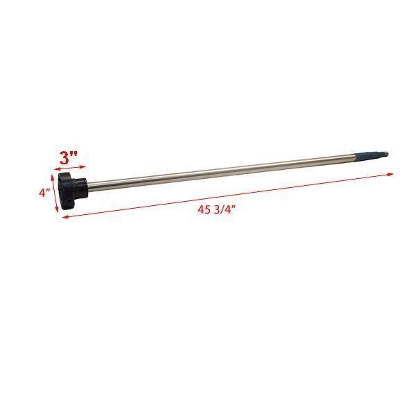 Malibu Boat Propeller Shaft w/ Coupler 3431908 SS 45 3/4 x 1 1/8 Inch